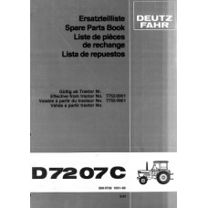 Deutz D7207C Parts Manual